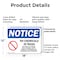 Signmission No Chemicals In Trash, 18 in W x Rectangle, Plastic OS-2PACK-NS-P-1218-L-16052 - alternate 5